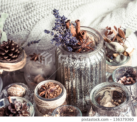 autumn composition in the interior autumn composition in the interior 136379360