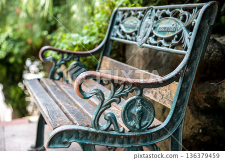 beautiful retro bench beautiful retro bench 136379459