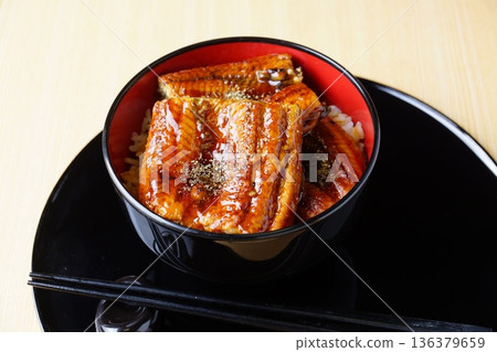 Delicious eel bowl Delicious eel bowl 136379659