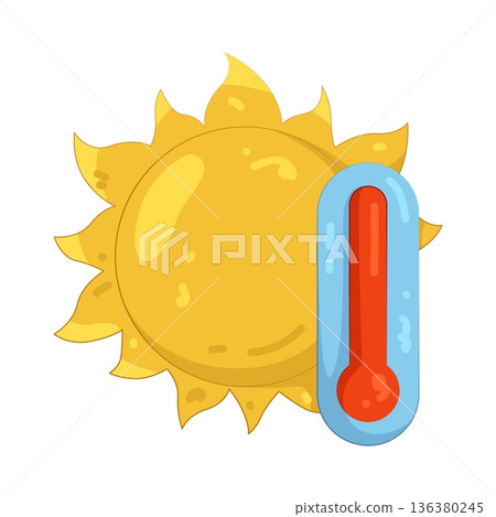 Illustration of sun Illustration of sun 136380245