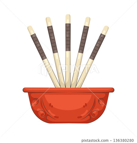 Illustration of incense  136380280