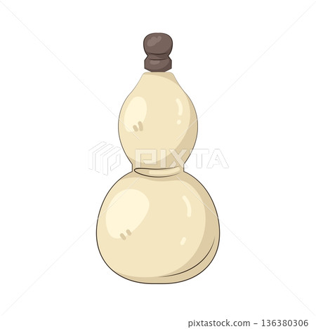 Illustration of calabash Illustration of calabash 136380306