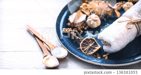 Spa still life 136381055