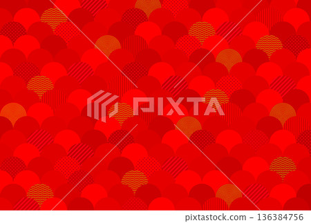 Background material Red Dark Red Event Japanese Style Japanese Pattern New Year's Card Background Dot Wave Circle Circle Seigaiha Background material Red Dark Red Event Japanese Style Japanese Pattern New Year's Card Background Dot Wave Circle Circle Seigaiha 136384756