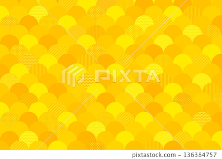 Background material Yellow Pop Event Seminar Japanese style Background Wave Circle Circle Seigaiha Geometric pattern Background material Yellow Pop Event Seminar Japanese style Background Wave Circle Circle Seigaiha Geometric pattern 136384757
