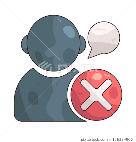 Illustration of Remove user 136384906