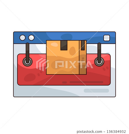 Illustration of sale banner 136384932