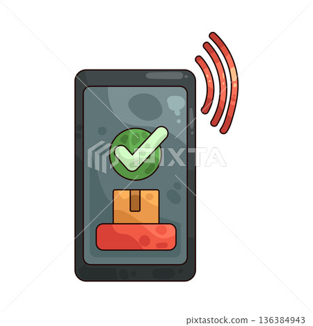 Illustration of Cashless 136384943