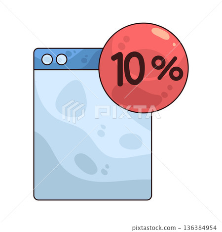 Illustration of Discount Illustration of Discount 136384954