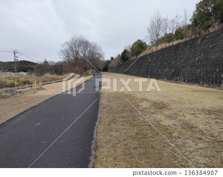 A promenade that was once a railway 136384987