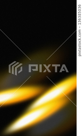 Minimal golden light streaks dark background 136385036