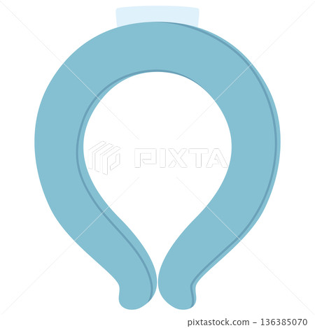 Illustration of neck cooler 136385070