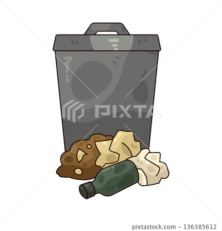 Illustration of Trash 136385612
