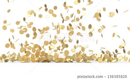 飄落的金幣CG 136385820