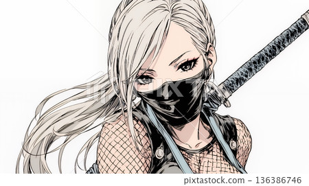 Sexy female ninja (kunoichi) 136386746