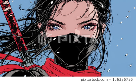 Sexy female ninja (kunoichi) 136386756