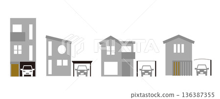 房屋和車棚的類型 136387355