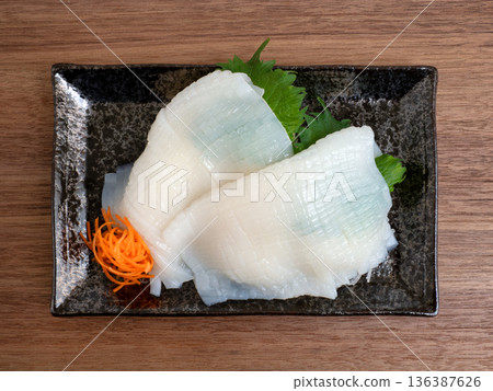 魷魚刺身 魷魚刺身 136387626
