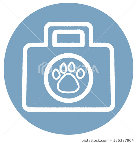 簡約可愛的寵物包 - 爪印藍色 簡約可愛的寵物包 - 爪印藍色 136387904