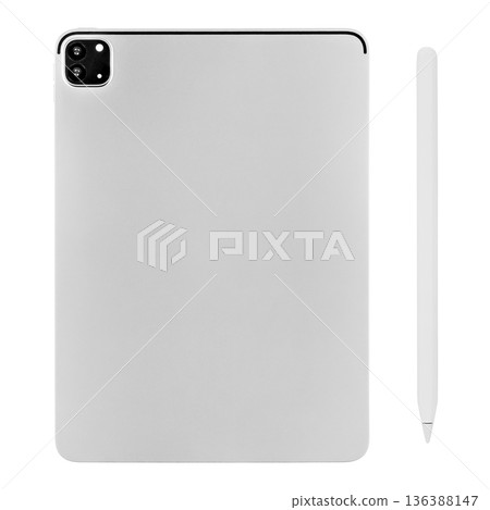 tablet isolate on white background 136388147