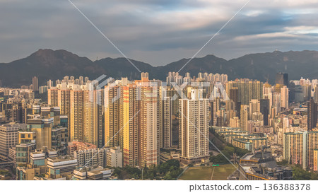 Feb 1 2026 Soft Daylight Illuminates Ho Man Tin Skyline And Mountains 136388378