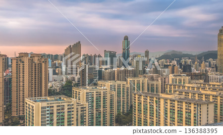 Feb 1 2026 Soft Daylight Illuminates Ho Man Tin Skyline And Mountains 136388395