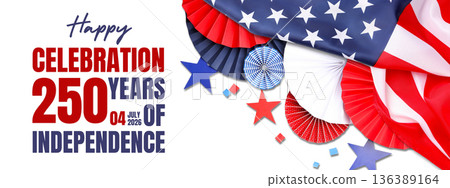 Celebration of 250 years of Independence with decorations Celebration of 250 years of Independence with decorations 136389164