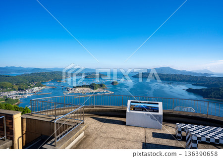 View of Nagashima Town from the Hario Aerial Observation Toilet 136390658