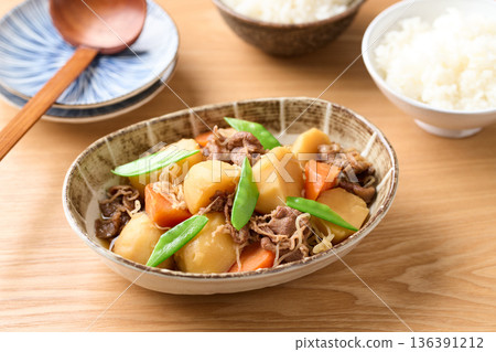 Nikujaga (beef and potatoes) 136391212