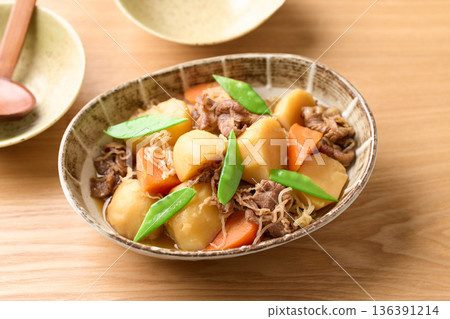 Nikujaga (beef and potatoes) Nikujaga (beef and potatoes) 136391214