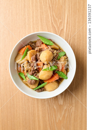 Nikujaga (beef and potatoes) 136391237