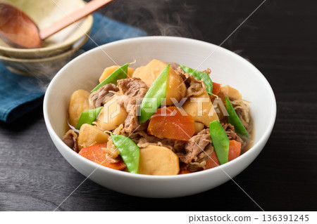 Nikujaga (beef and potatoes) Nikujaga (beef and potatoes) 136391245