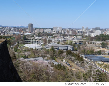 青葉山公園,從仙台城遺址眺望的景色 青葉山公園,從仙台城遺址眺望的景色 136391276