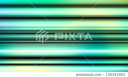 Green shine abstract background with glowing horizontal lights for design concepts, wallpapers, presentations, posters, covers, prints and web. Vector illustration. 136391983
