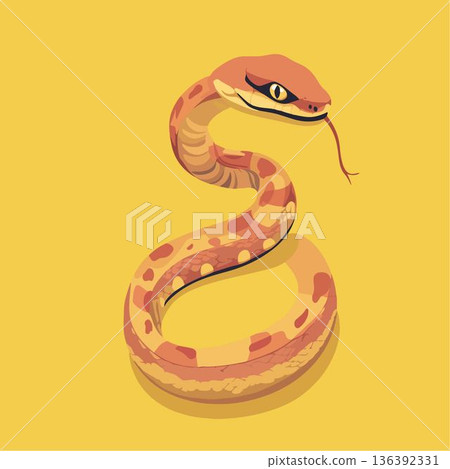 cartoon illustration of a banana 136392331