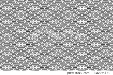 Seamless monochrome Japanese pattern. Seamless monochrome Japanese pattern. 136393140