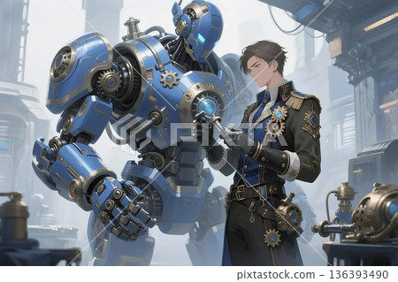 Steampunk Fantasy Steampunk Fantasy 136393490