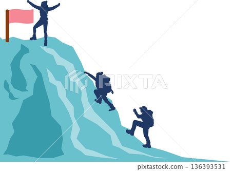 Illustration of a roadmap to achieving your goals Illustration of a roadmap to achieving your goals 136393531