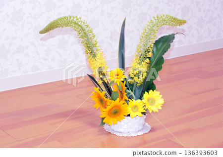 Summer Flower Arrangement 136393603