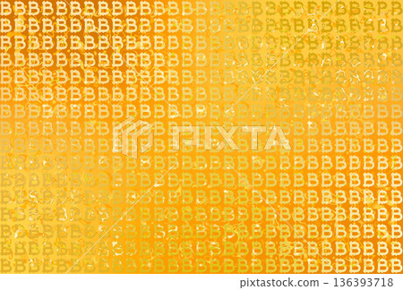 A glittering, rich gold background material with a grid pattern of the digital currency symbol "Bitcoin" A glittering, rich gold background material with a grid pattern of the digital currency symbol "Bitcoin" 136393718