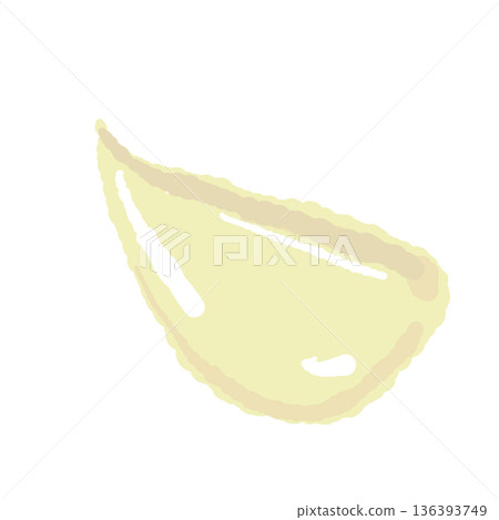 一幅精美剝皮的蒜瓣插圖。可用於烹飪裝飾。 一幅精美剝皮的蒜瓣插圖。可用於烹飪裝飾。 136393749