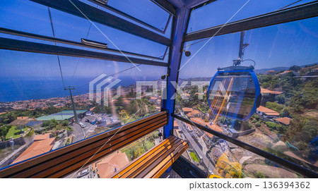 Funchal From Funchal Cable Car, Madeira Funchal From Funchal Cable Car, Madeira 136394362