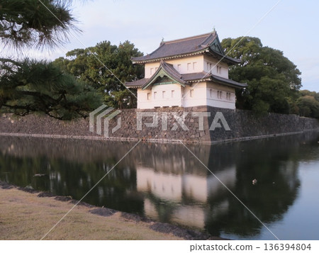 Sakurada Tatsumi Turret in the Outer Gardens of the Imperial Palace 136394804