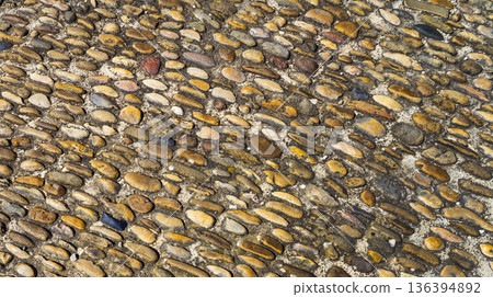 Stone Wall Background 136394892