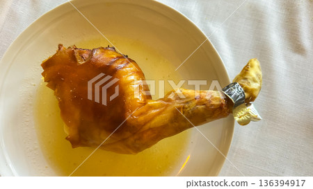 Traditional Segovian Style Roast Suckling Pig 136394917