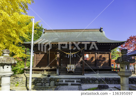 Yamagata City, Mishima Shrine, worship hall, Yamagata City, Yamagata Prefecture 136395097