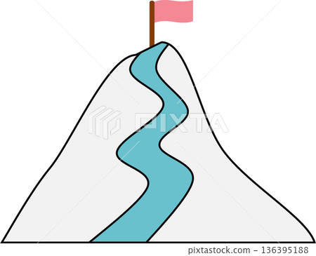Illustration of a roadmap to achieving your goals Illustration of a roadmap to achieving your goals 136395188