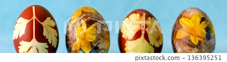 Easter eggs a background. Bright, beautiful and celebratory Easter eggs a background. Bright, beautiful and celebratory 136395251