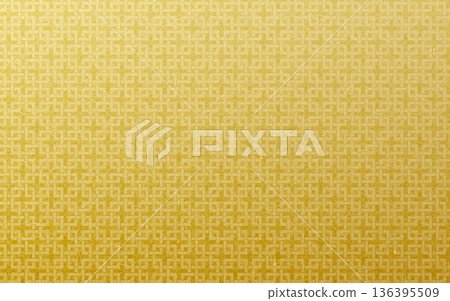 無縫金色日式圖案。 無縫金色日式圖案。 136395509