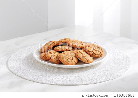 白板和餅乾 136395695